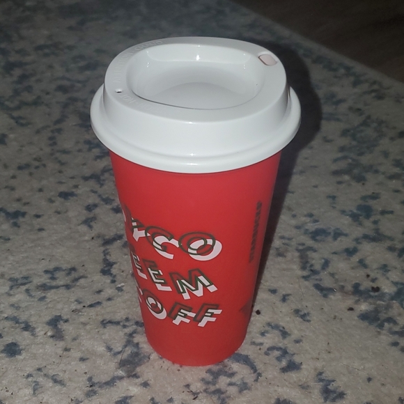 Limited Plastic Christmas Starbucks Cup 16oz - Picture 3 of 4